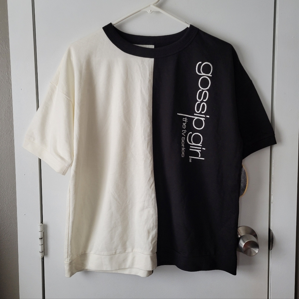 Gossip Girl Colorblock Sweatshirt Top